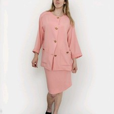 Tuta gonna giacca lana crepe