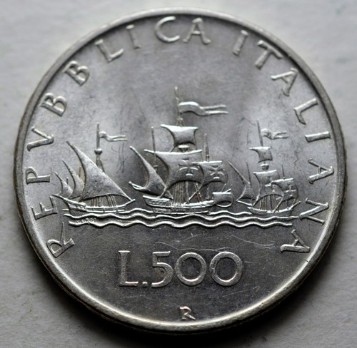 500 lire argento fdc - 500,