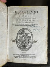 Le Orazioni Di Marco Tullio