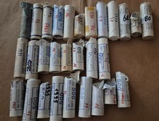 GIRO ROTOLINI DA 10 LIRE DAL 1970 AL  2001 GIA' INIZIATI  FDC  99 SPIGA LUNGA