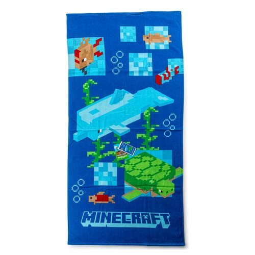 Minecraft asciugamano bagno - minecraft,
