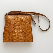 Borsa a mano in vera pelle di