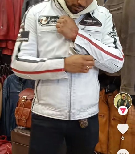 Giubbotto moto uomo pelle - giubbotto,