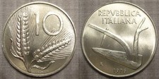 ITALIA REPUBBLICA 10 LIRE 1976