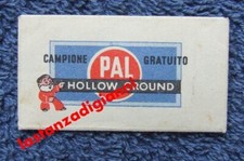 Lametta da barba PAL Rarità CAMPIONE GRATUITO Rasoio tabaccai anni 1950 réclame