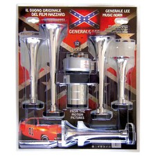 KIT TROMBE MUSICALI PNEUMATICHE CROMATE GENERALE LEE HAZZARD TUNING BO AND LUKE