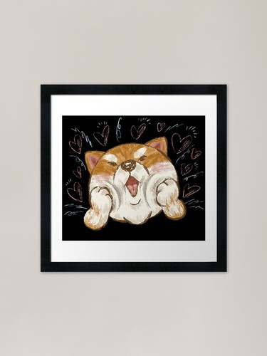 Quadro shiba inu buon umore - inu,