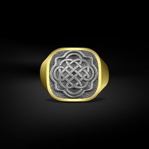 Anello con sigillo argento - con,
