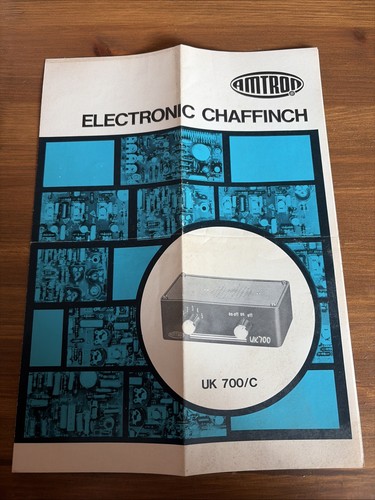 Amtron electronic chaffinch - amtron,