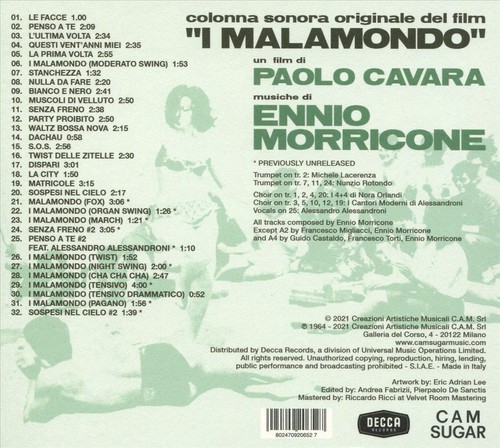 Ennio morricone i - morricone, –