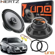 Kit 2 Casse Altoparlanti Anteriori Hertz per Alfa Romeo 147 dal 2001 220W