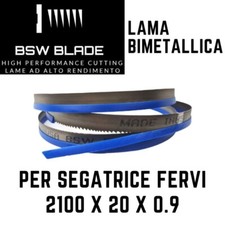 Lama a nastro 2100x20x0.90 per