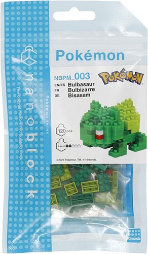 Nanoblock pokemon bulbasaur - nanoblock,