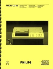 Philips CD 100/Magnovox FD-1000CD Lettore CD MANUALE PROPRIETARIO e MANUALE DI SERVIZIO