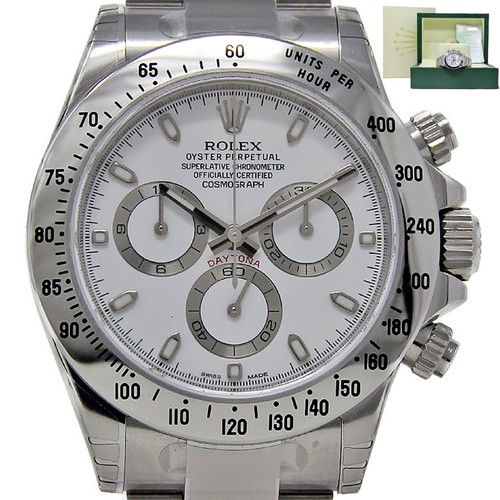New rolex daytona stainless - new,