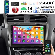 6+128G DAB+ Android 14 autoradio carplay navigatore per VW Golf 7 VII 2013-2017 4G GPS