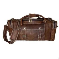 Nuovo Borsone In Vera Pelle Da