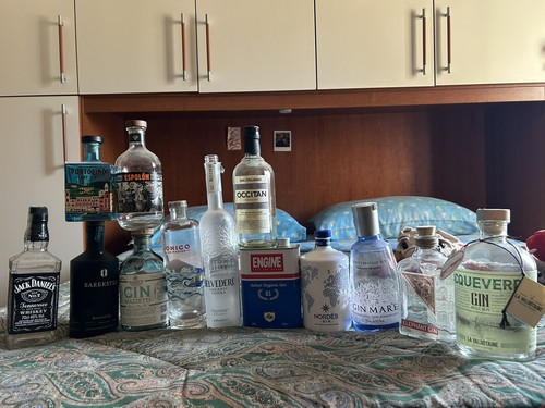 Bottiglie gin vuote - bottiglie,