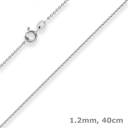 Collana oro bianco 585 - collana,