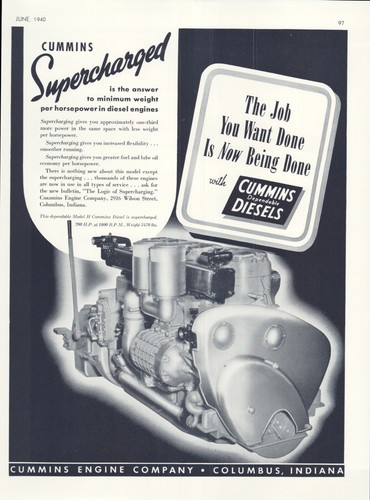 1940 cummins engine - 1940,