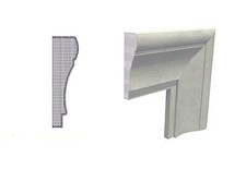 CORNICI IN POLISTIROLO RESINATE  10 X 3 X 100 cm