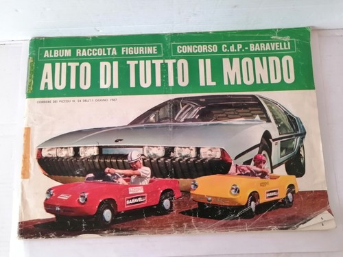 Album figurine auto - album, di