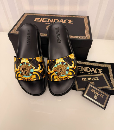Sandali fendace fendi versace - fendi,