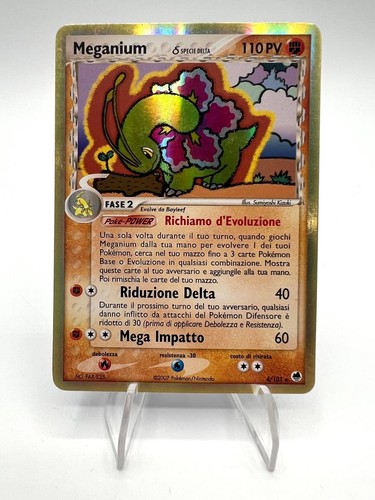 Carta pokemon meganium specie - meganium,