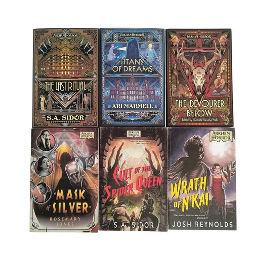 Arkham horror books - horror, x6