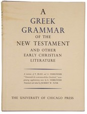 Greek Grammar of the New