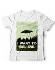 T-Shirt I Want to Believe UFO