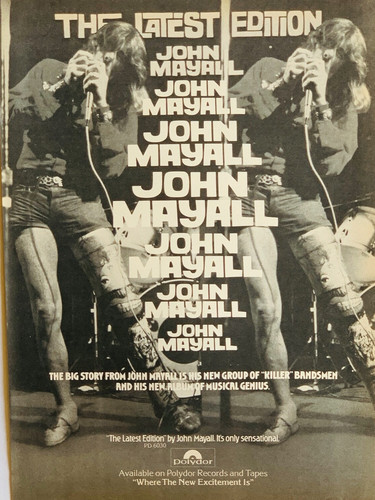 John mayall 1974 poster - john,