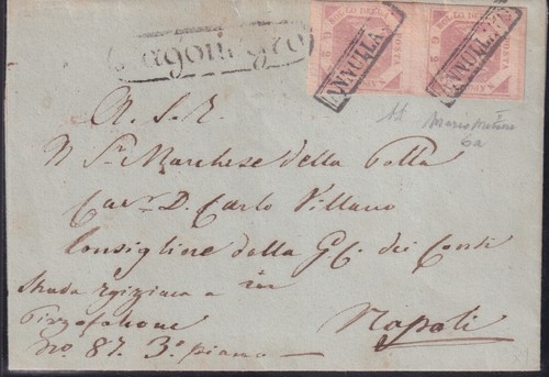 Napoli 1858 stemma - delle, due