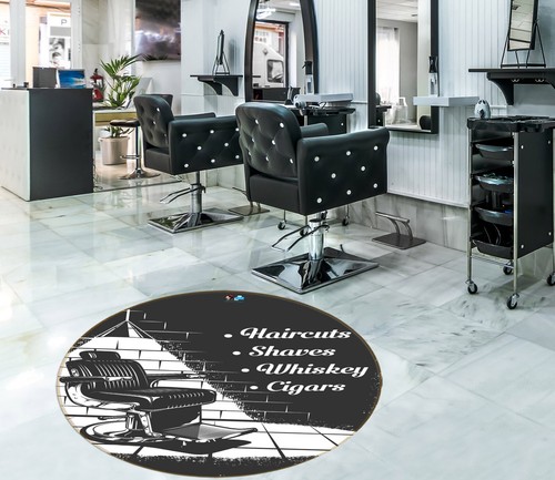 Sedia nera na2451 barbiere - sedia,