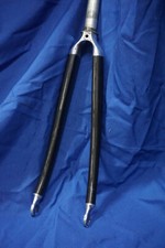 Forcella Kinesis Carbon 2 alloy carbonio alu 1" threaded road bike fork RARE 700