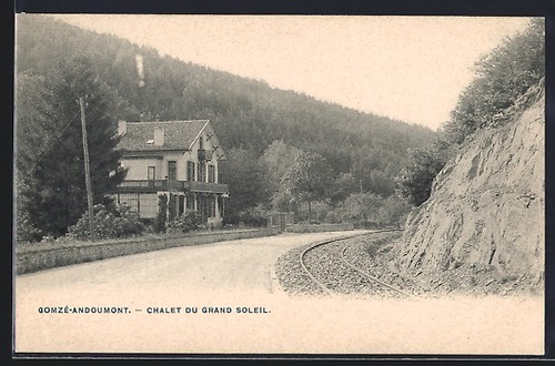 Cpa gomzé andoumont chalet - cpa,
