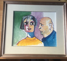 MINO MACCARI, Olio Su Faesite “La Proposta”