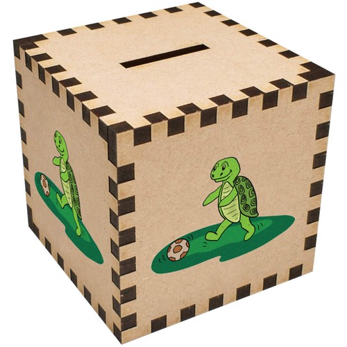 Turtle playing football - 'turtle, football'