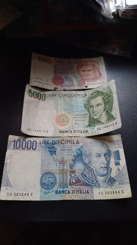 Vecchie banconote italiane - vecchie,