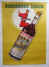 RABARBARO ZUCCA LIQUORE MANIFESTO PUBBLICITARIO AFFICHES