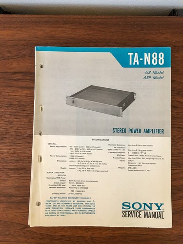 Sony n88 amplificatore - ta-n88,