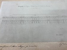 ARCHITETTURA-INGEGNERIA-VIGEVANO-EDIFICIO SCOLASTICO-ANTICO PROGETTO-VINACCIA