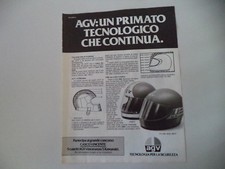 advertising Pubblicità 1980 CASCO HELMET AGV CX 2000/X-3000 S