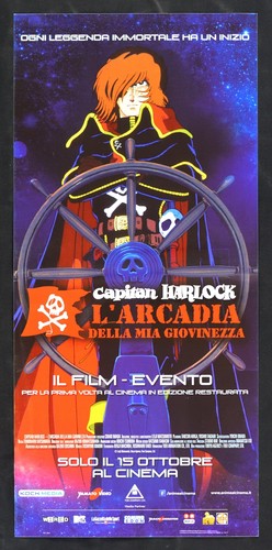 Locandina capitan harlock - capitan,