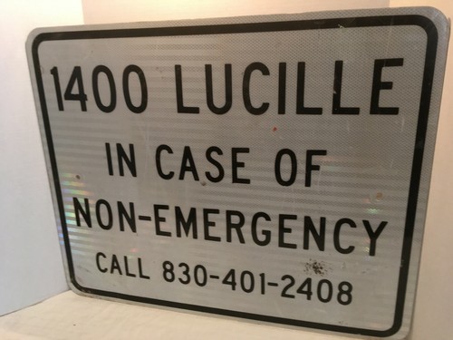 Insegna lucille 1400 - insegna,