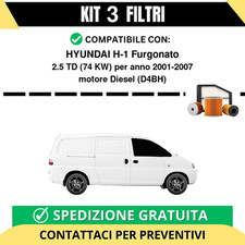 Kit 3 Filtri Tagliando per