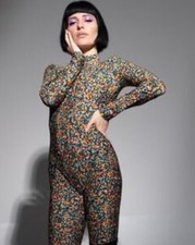 Zara Tuta Donna Lunga Floreale