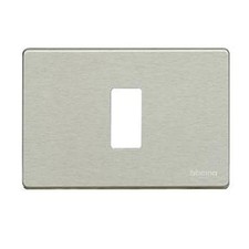 PLACCA 1 POSTO ALLUMINIO