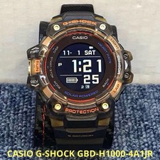 Smartwatch CASIO G SHOCK GBD H1000 4A1JR Giappone frequenza cardiaca ad energia solare