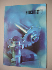 Catalogo fresa e trapano tornio Emco EMCOMAT 7 vintage anni 80